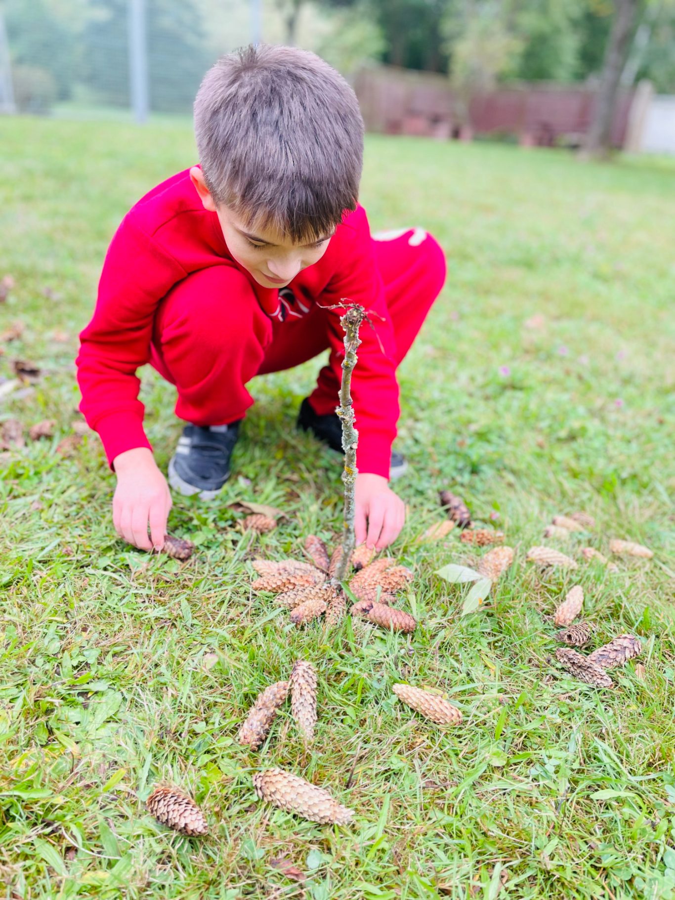 Kunstunterricht im Freien